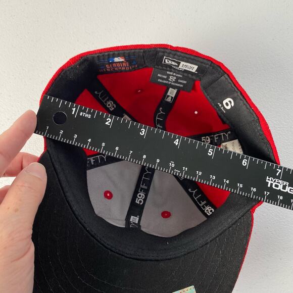 MLB Cincinnati Reds New Era Infant Size 6 48.3 cm Baseball Cap Hat Logo Baby - Picture 11 of 12